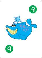 Fish Food - Size 9 Attacking Creature Card